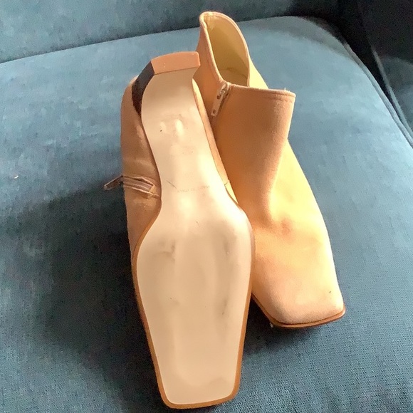 tan suede booties - Picture 5 of 8